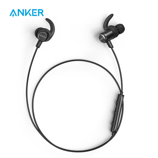 [Upgraded]Anker SoundBuds Slim+ Wireless Earphones Bluetooth 4.1 Lightweight Stereo Earbuds AptX IPX5 Waterproof Sports Headset