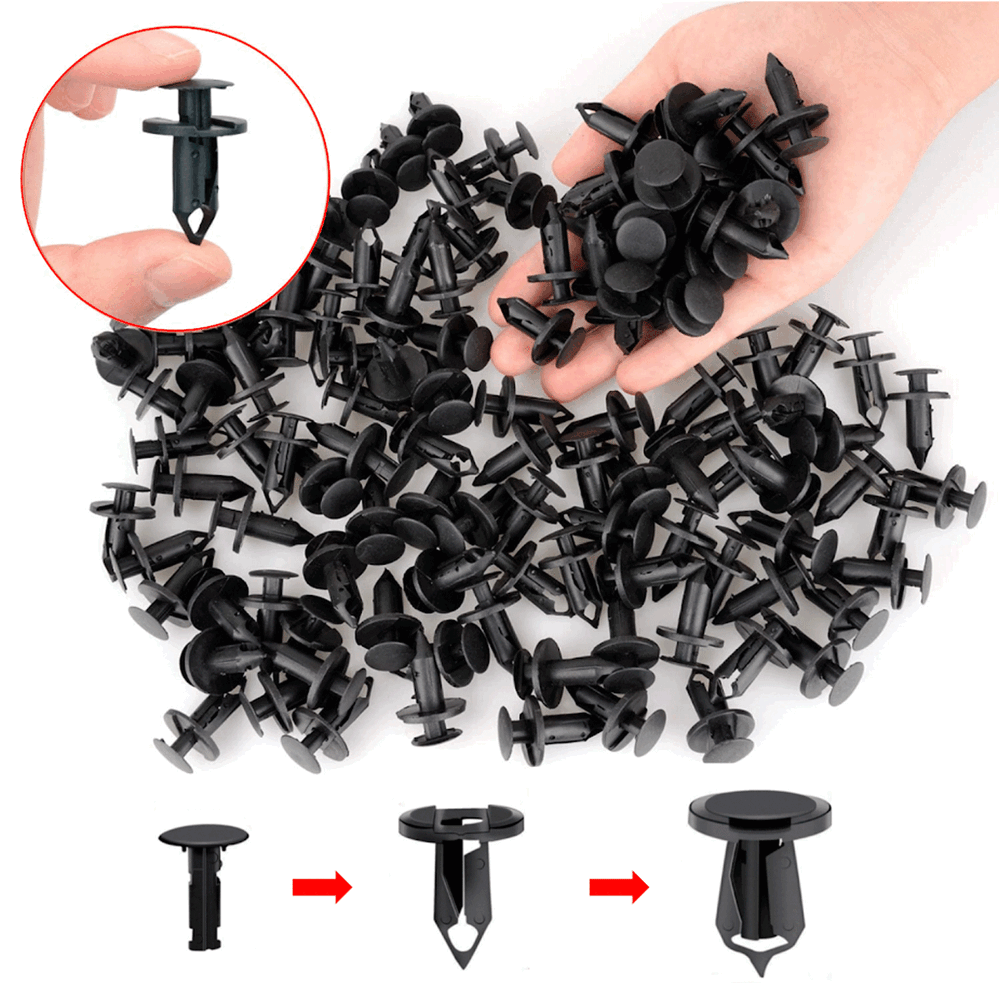 120PCS 8mm Bumper Clips