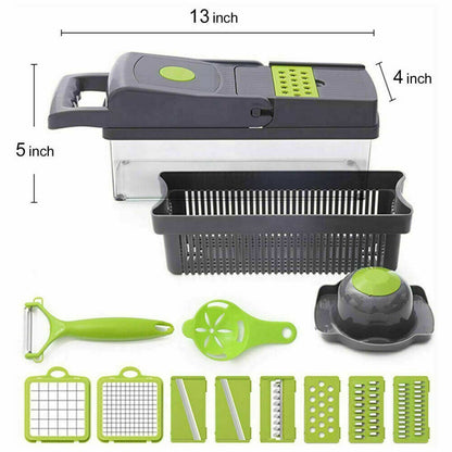 14-In-1 Vegetable Fruit Chopper Cutter