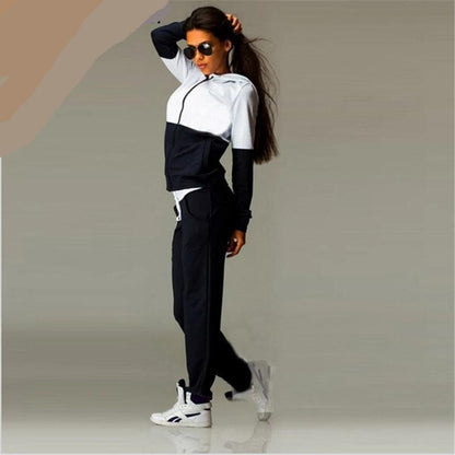 Long Sleeve Hoodies tracksuit 2 piece set