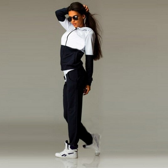 Long Sleeve Hoodies tracksuit 2 piece set