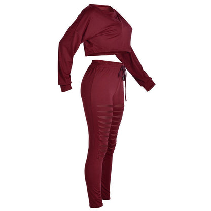 Women suit set Long Sleeve Tracksuit