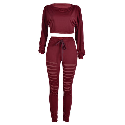 Women suit set Long Sleeve Tracksuit