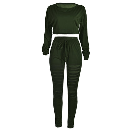 Women suit set Long Sleeve Tracksuit