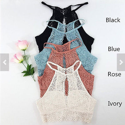 Women Sleeveless Crop Tops