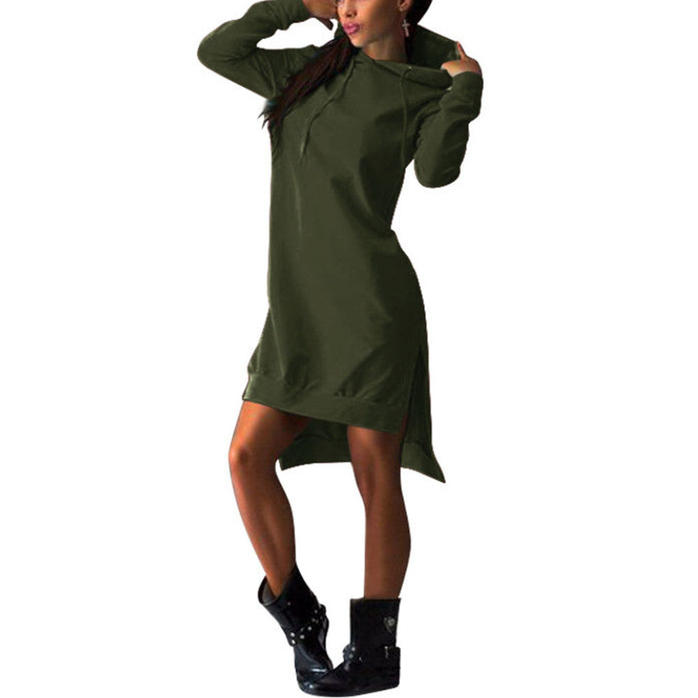 Hooded Mini Dress