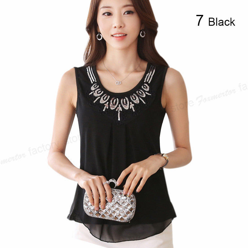 Women Sleeveless Blouse