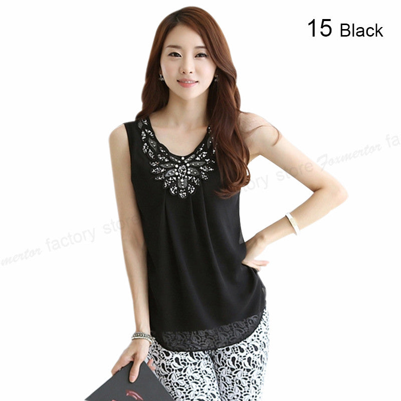 Women Sleeveless Blouse