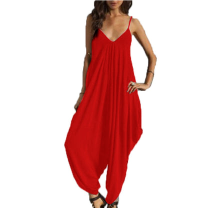 Women's Harem Romper Jumpsuit