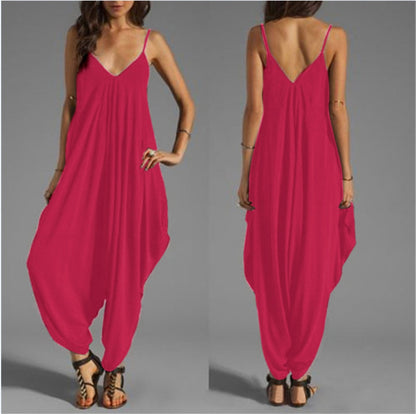 Women's Harem Romper Jumpsuit