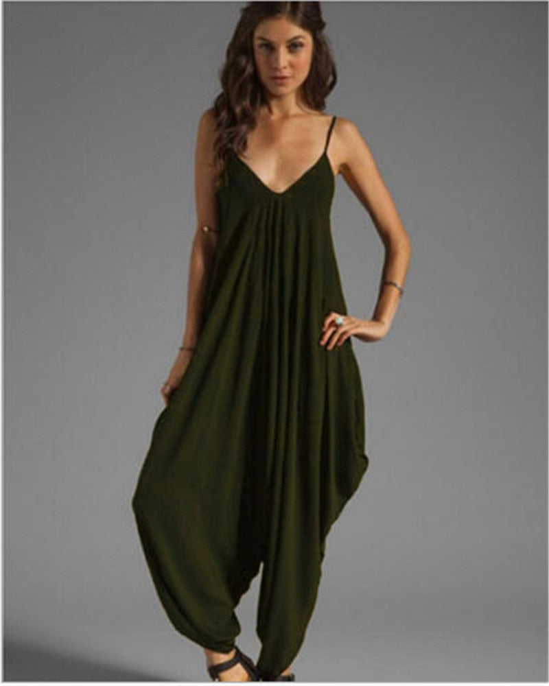 Women's Harem Romper Jumpsuit