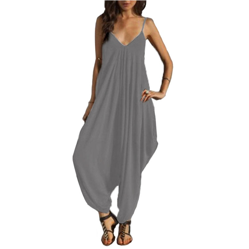 Women's Harem Romper Jumpsuit