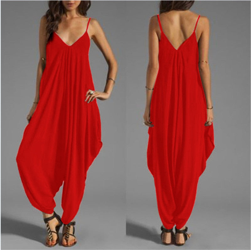 Women's Harem Romper Jumpsuit