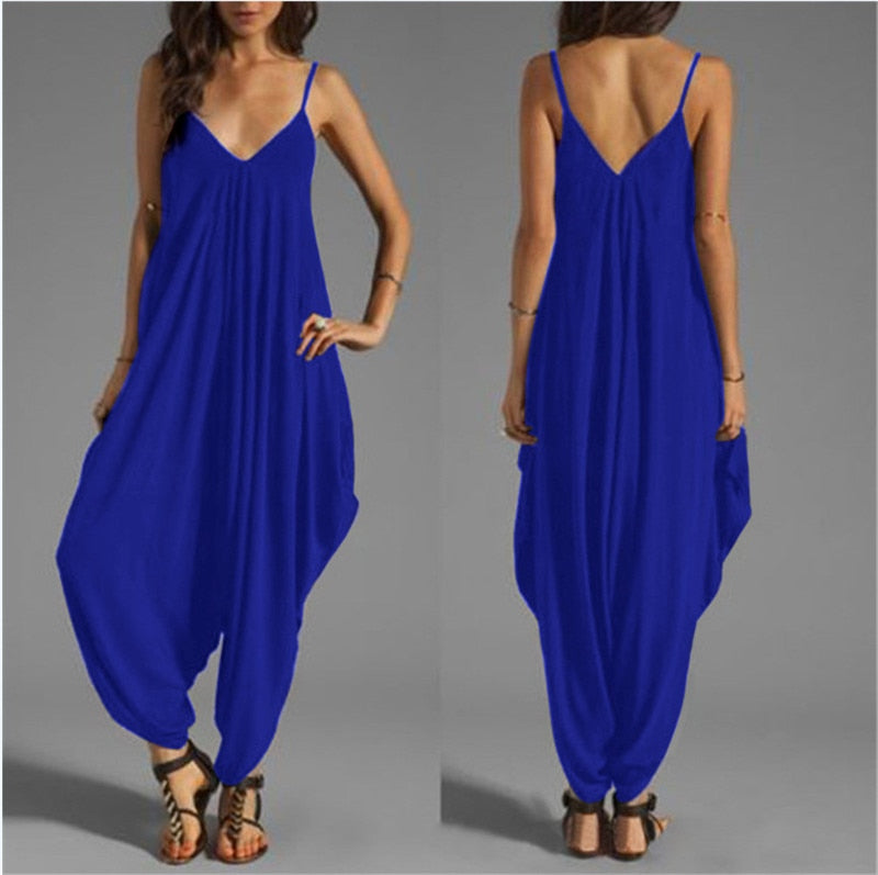 Women's Harem Romper Jumpsuit