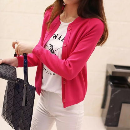 Casual long sleeve outerwear Cardigan