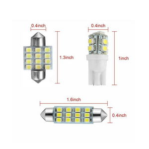 20pcs LED Interior Lights Bulbs Kit Car Trunk