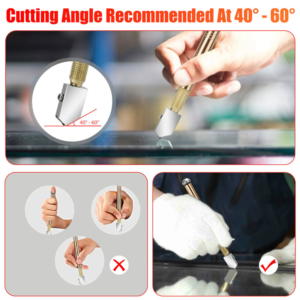 2Pcs Professional Glass Cutter