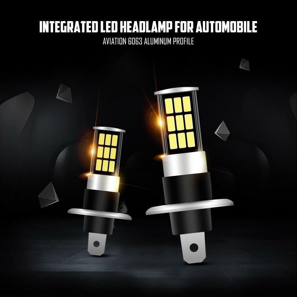 2X H1 Car LED Fog Light Bulbs Headlight