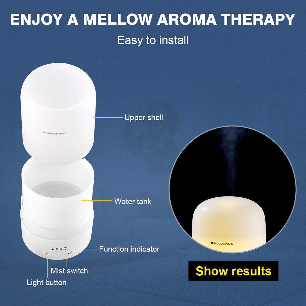 300ml Aroma Diffuser 2-in-1 Essential Oil