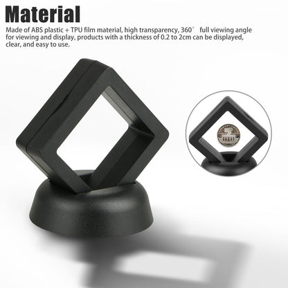 3D Floating Coin Display Frame Stand