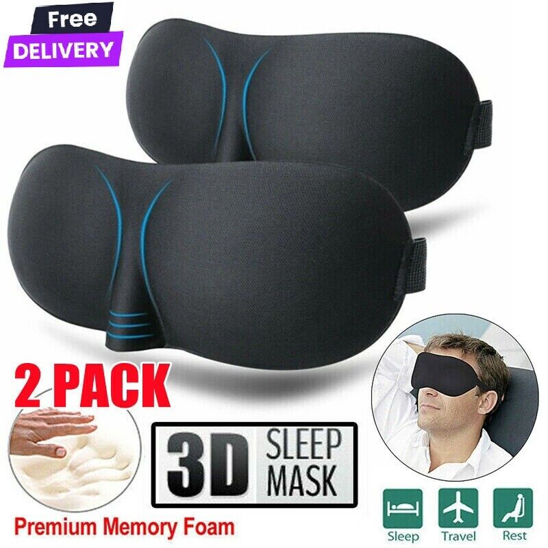 3D Sleep Mask Silk Men Women Dry Eye Mask