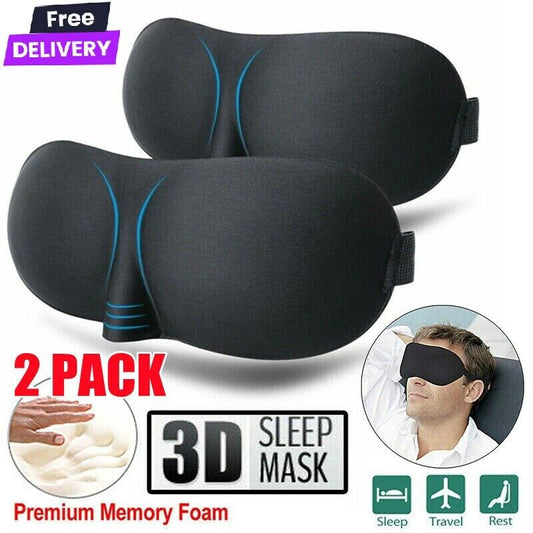 3D Sleep Mask Silk Men Women Dry Eye Mask