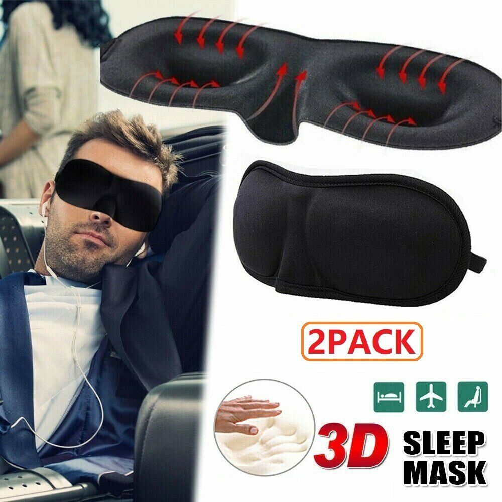 3D Sleep Mask Silk Men Women Dry Eye Mask