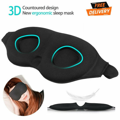 3D Sleep Mask Silk Men Women Dry Eye Mask