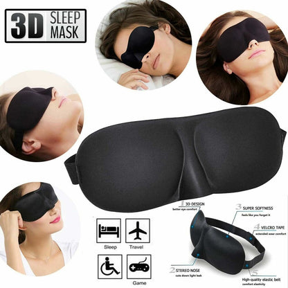 3D Sleep Mask Silk Men Women Dry Eye Mask