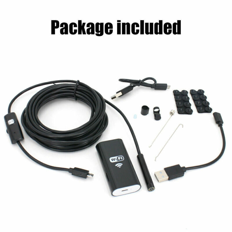 5M 8LED WiFi Borescope