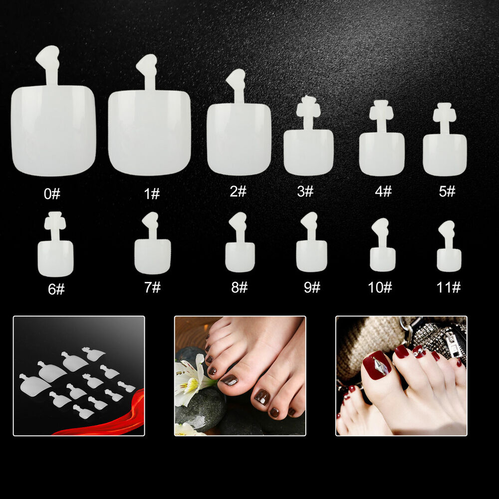 600Pcs Artificial Toe False Nail Art Tips