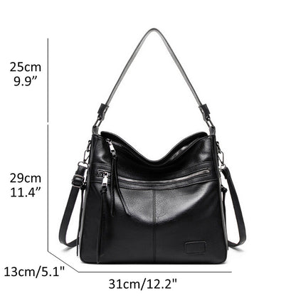 Women Hobo Bag Leather Crossbody