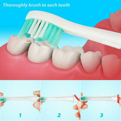 8Pcs Replacement Toothbrush