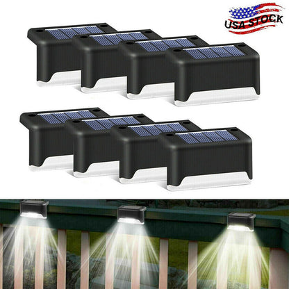 8 Solar Deck Lights