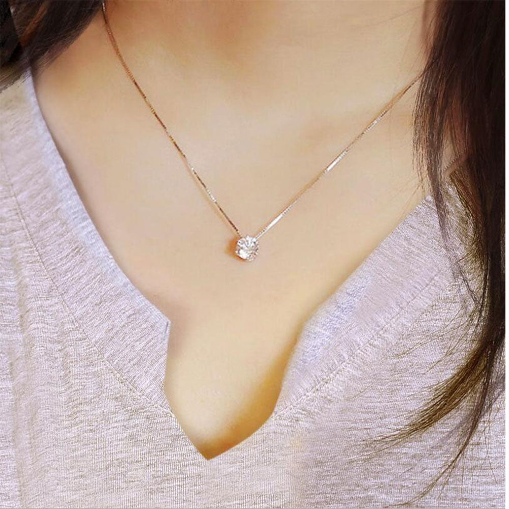 Zircon Choker Necklace