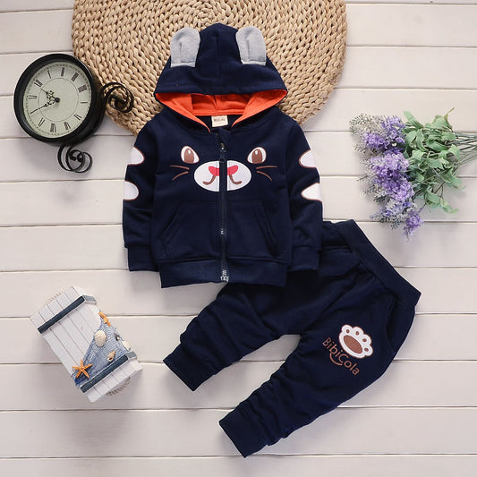 Dog Hooded Coat +Pants