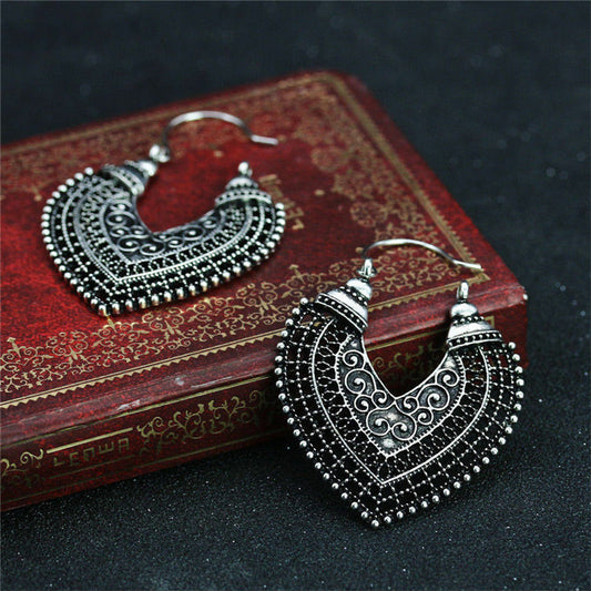Boho 925 Sterling Silver Elegant Earrings