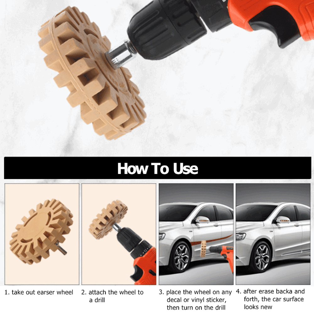 4" Wheel Power Drill Adapter