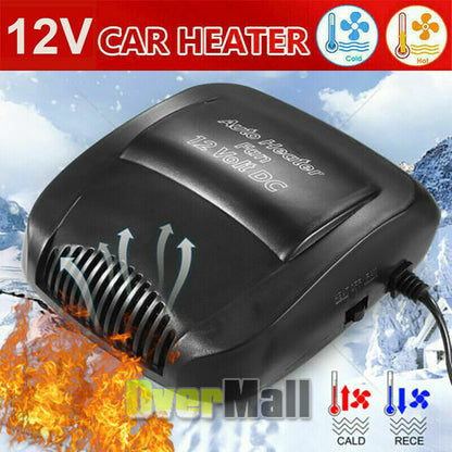 Electric Ca Portable Auto Heating Cooling Fan