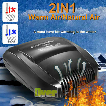 Electric Ca Portable Auto Heating Cooling Fan