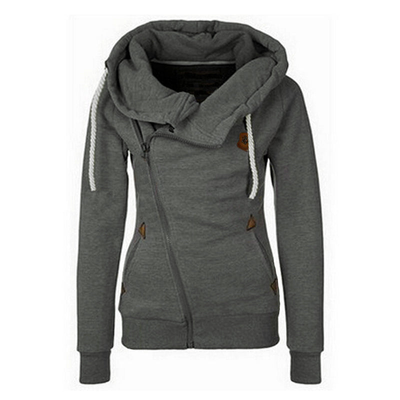 Elegant Winter Hooeded Sweatshirt