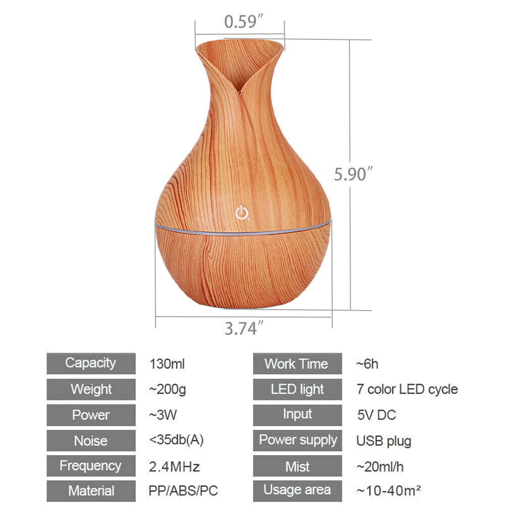 Essential Oil Diffuser Humidifier Aromatherapy