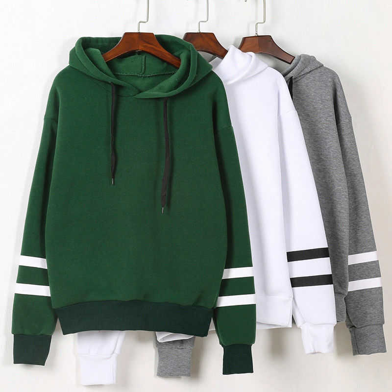 Long Sleeve Solid Hooded