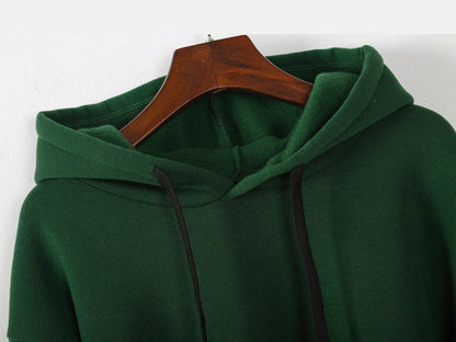 Long Sleeve Solid Hooded