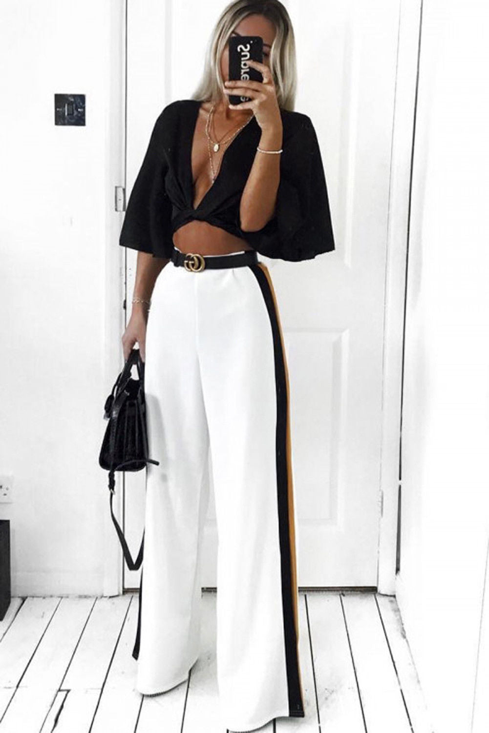 Wide Leg Long Pants