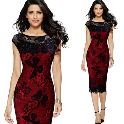 Lace Party Bodycon Dress