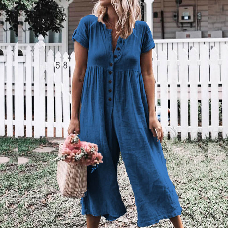 Wide Leg Jumpsuit Summer