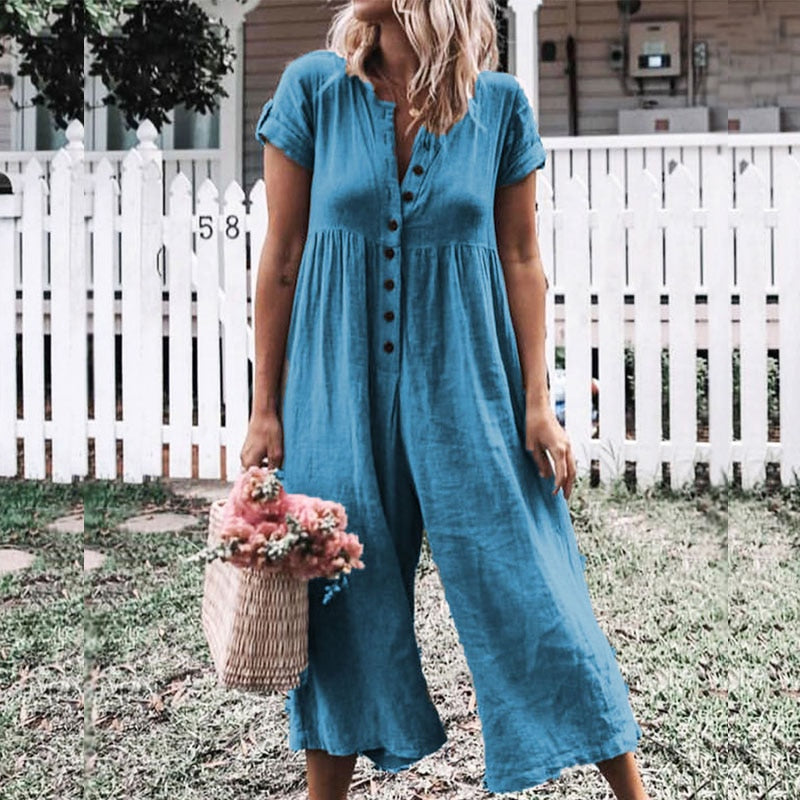 Wide Leg Jumpsuit Summer