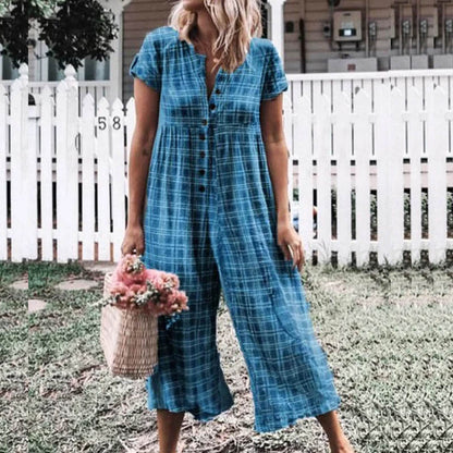 Wide Leg Jumpsuit Summer