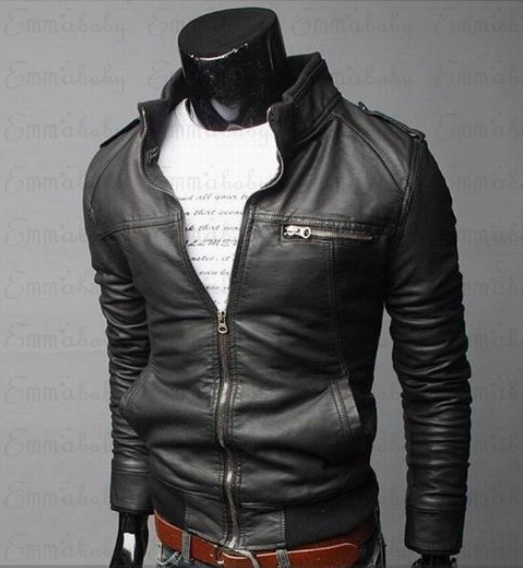 Men's High Quality Classic Bike Jacket